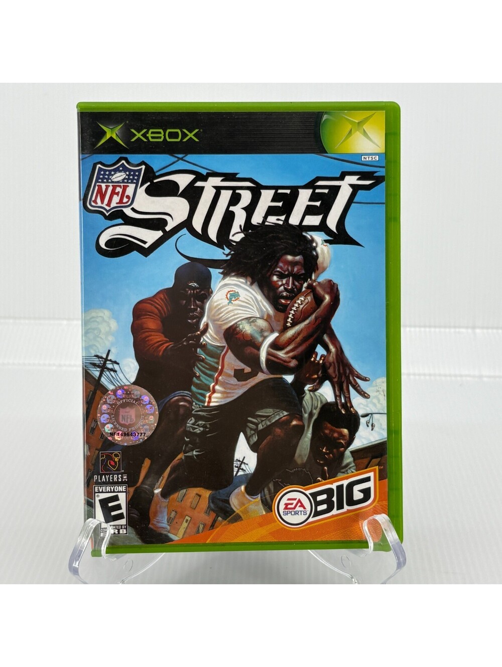 NFL Street Microsoft Xbox Complete CIB 2004 EA Sports Big Football Game NTSC